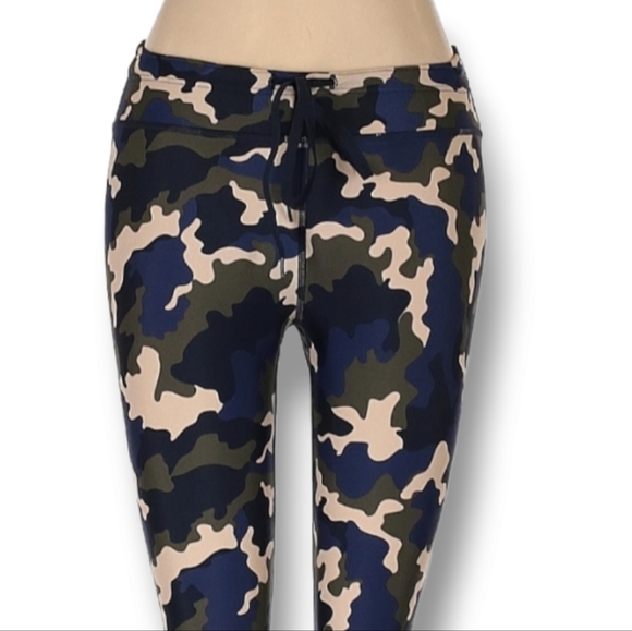 The Upside Heritage Camo Midi Pant Size 6 Athletic Leggings Drawstring Waist - Picture 7 of 10